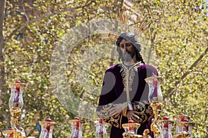 mystery passage of the Jesus captive of Santa Genova, holy week in Seville, holy week in Seville, Spain