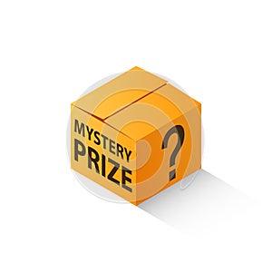 Mystery prize isometric box