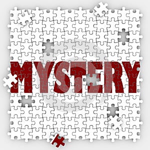 Mystery Puzzle Pieces Hole Unknown Uncertainty Guessing Solved S