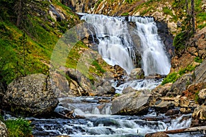 Mystic Falls in Yellowstone National Park