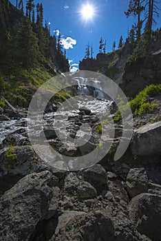 Mystic Falls Yellowstone National Park