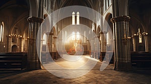 Mystic Gothic Church Panorama