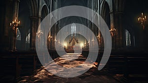 Mystic Gothic Church Panorama