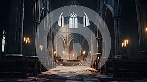 Mystic Gothic Church Panorama