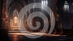 Mystic Gothic Church Panorama