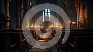 Mystic Gothic Church Panorama