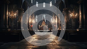 Mystic Gothic Church Panorama