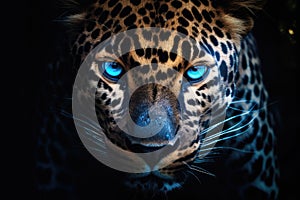 mystic jaguar portrait AI generated