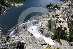 Mystic Lake Dam. photo