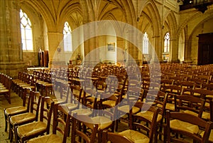 Mystic light in the church