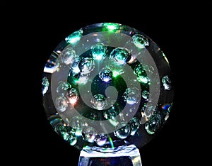Mystic magic glass sphere ball.