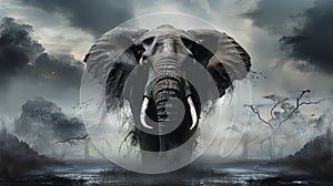 Mystic Pachyderm Mandala