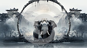 Mystic Pachyderm Mandala