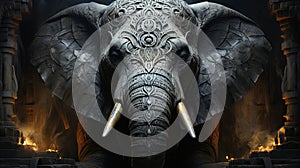 Mystic Pachyderm Mandala