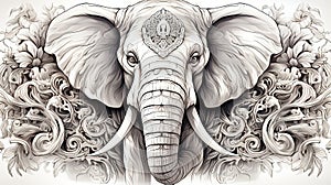 Mystic Pachyderm Mandala