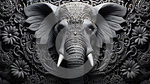 Mystic Pachyderm Mandala