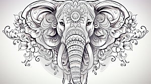 Mystic Pachyderm Mandala