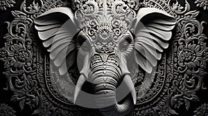 Mystic Pachyderm Mandala