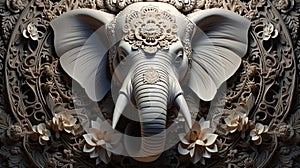 Mystic Pachyderm Mandala