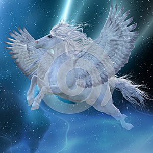 Mystic Pegasus in Sky