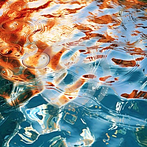 Mystic Reflections: Enigmatic patterns mirrored in a shimmering pool of perception