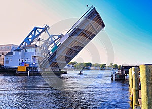 Mystic River Bascule Bridge Connecticut