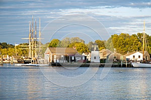 Mystic Seaport Village in Connecticut