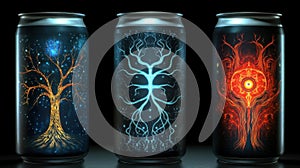 Mystic Tree Can Designs