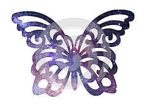 Mystical butterfly graphic vector art