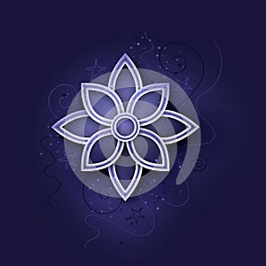 Mystical Cosmic Flower, Deco Element