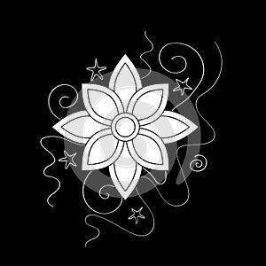 Mystical Cosmic Flower, Deco Element