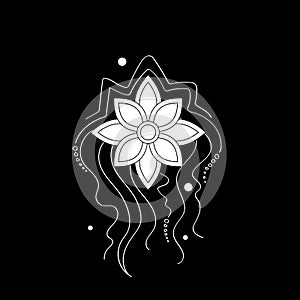 Mystical Cosmic Flower, Deco Element