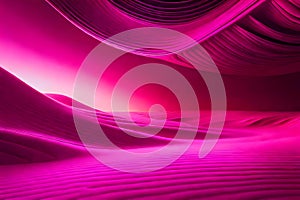 Mystical Euphoria: Surreal Gradient Magenta-Pink Satin Texture Background Unleashing Unpredictable with Generative AI