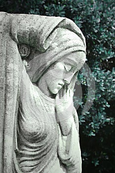 Mystical female statue photo