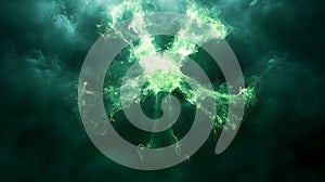 Emerald Nebula Burst