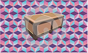 Mystry box with Abstract Background