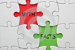 Myth Facts Concept