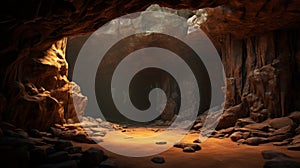 Mythic Landscapes 3d Cave Light Source With Unreal Style