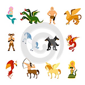 Mythical Creature Images Set