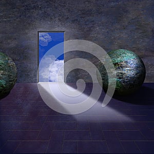 Mythical fantasy room