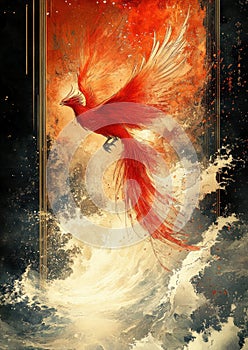 Phoenix Rising from the Flames photo