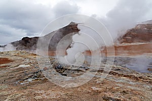 Myvatn geothermal area Hverir Namafjall