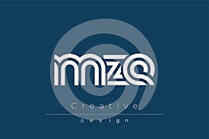 MZE Creative Unique Modern Letter Logo Design