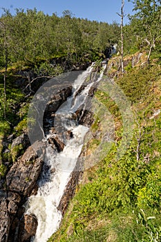MÃÂ¥bÃÂ¸dalen a narrow valley in Eidfjord Municipality in Vestland county, Norway