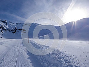 Mölltaler Gletscher - Perfectly groomed slopes
