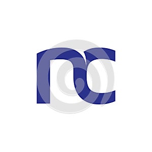 N c initial Letter logo vector element. n c initial logo template