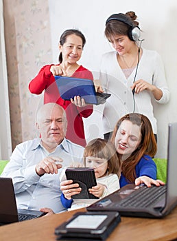 N family uses few various electronic devices