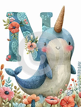 N is for Narwhal