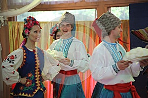 ÃÂ¾n stage are dancers and singers, actors, chorus members, dancers of corps de ballet, soloists of the Ukrainian Cossack ensemble