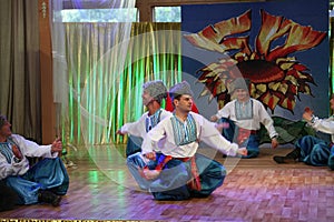 ÃÂ¾n stage are dancers and singers, actors, chorus members, dancers of corps de ballet, soloists of the Ukrainian Cossack ensemble